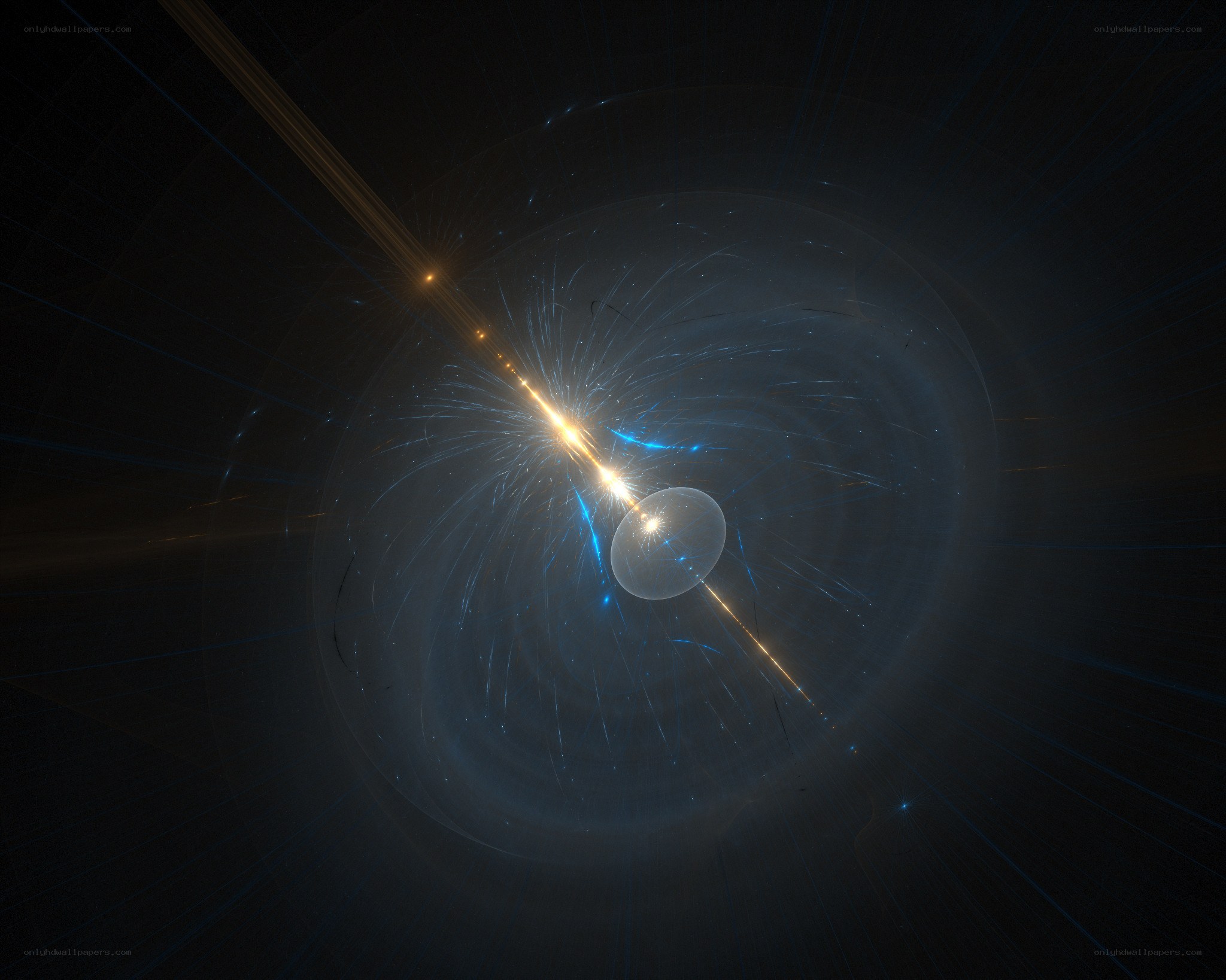 Cosmic collision event
