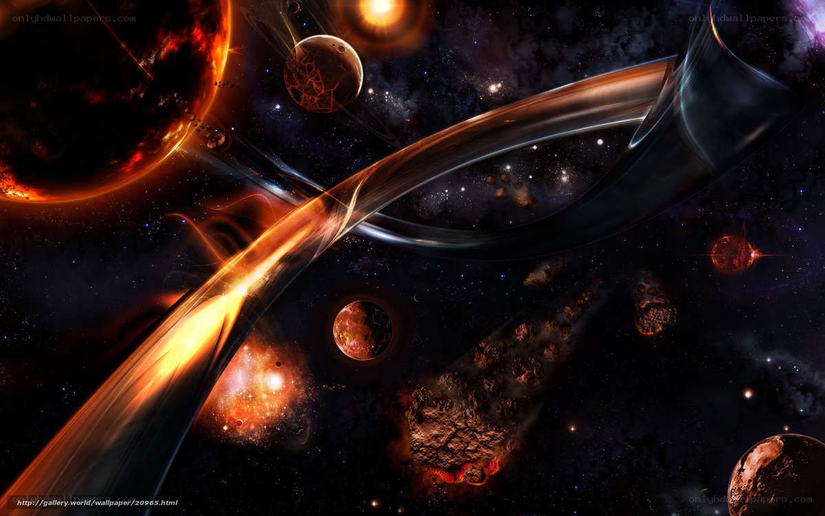 Cosmic collision in deep space