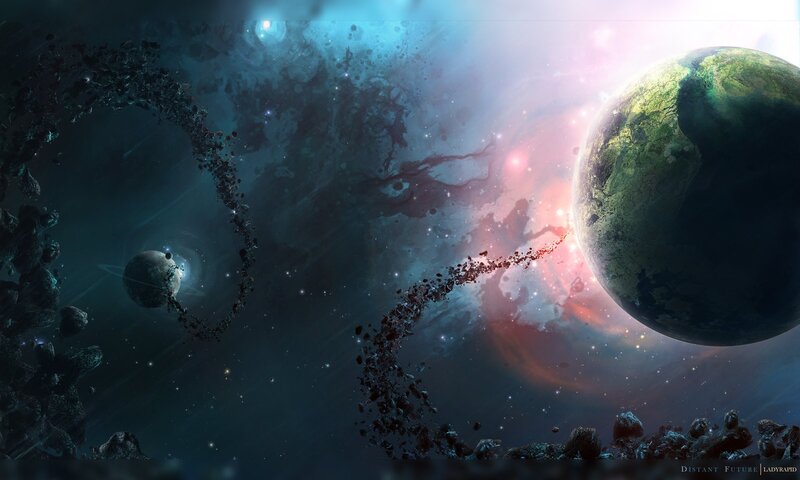 Cosmic collision in distant future
