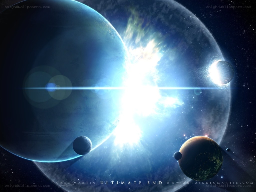 Cosmic collision in space