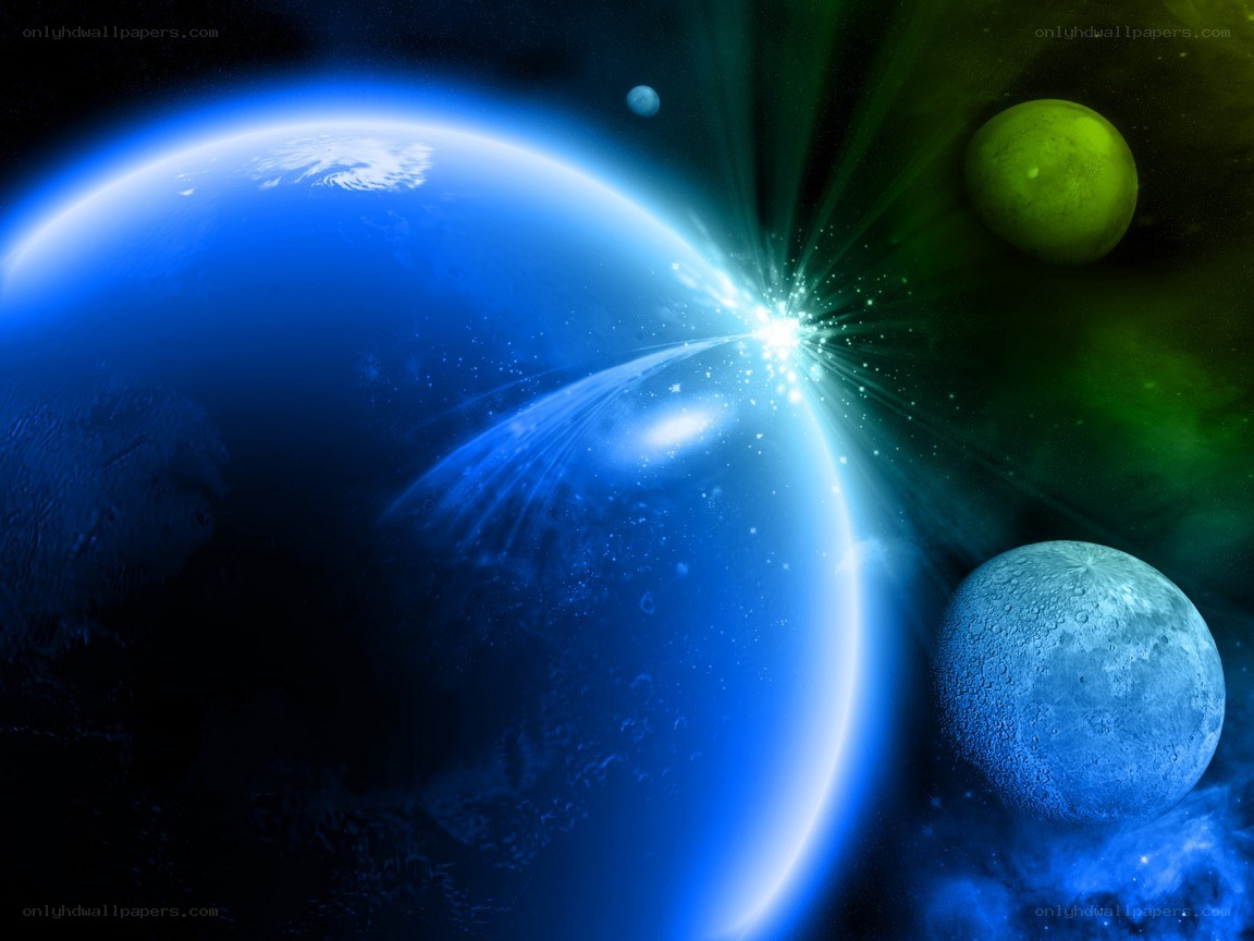 Cosmic collision in space