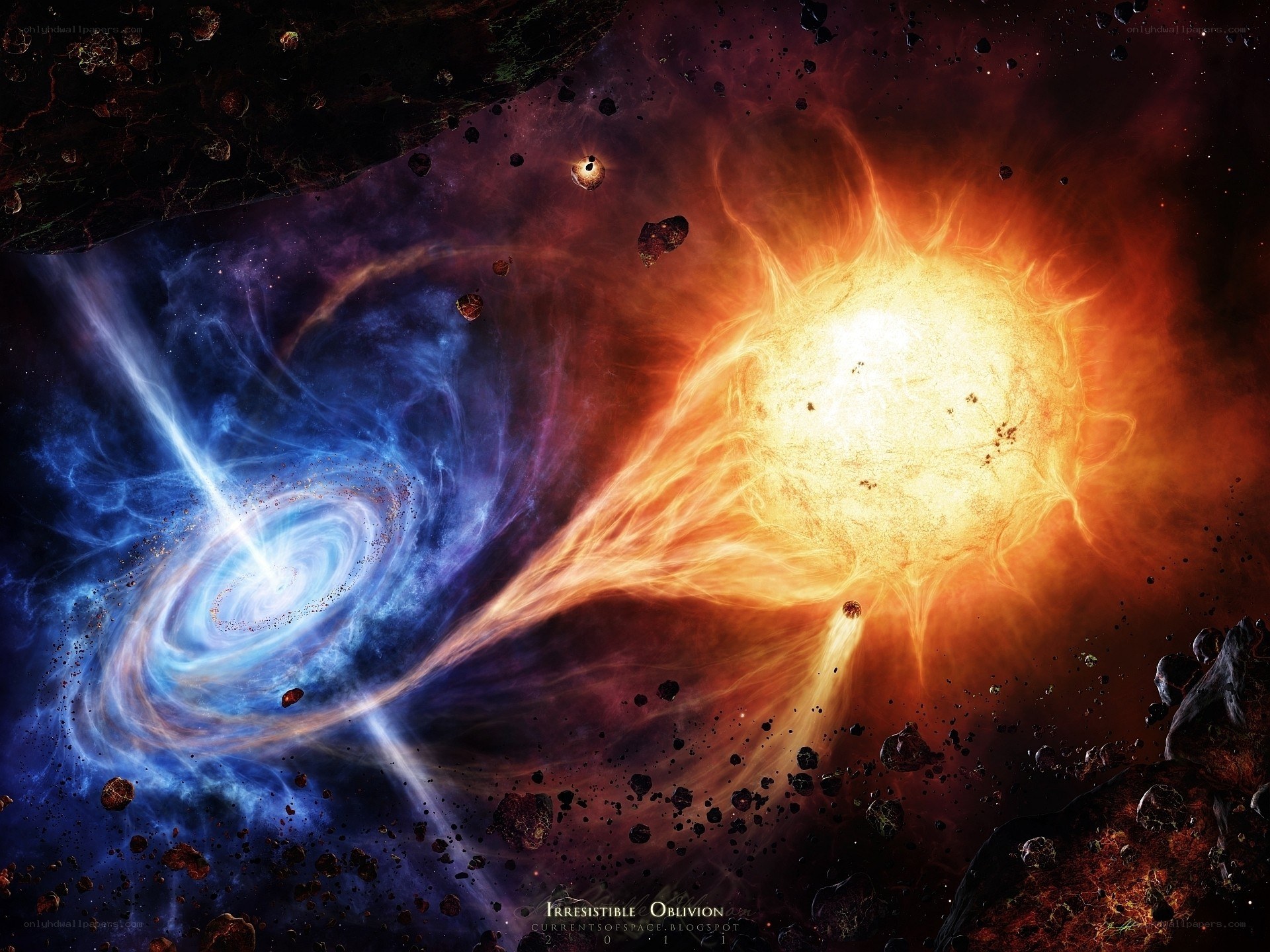 Cosmic Collision of Forces