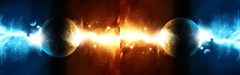 Cosmic collision of planets