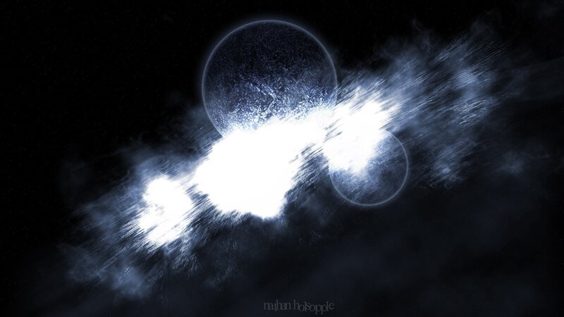 Cosmic collision of planets