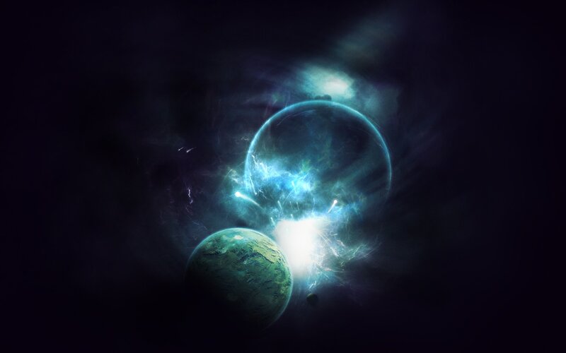 Cosmic collision of planets