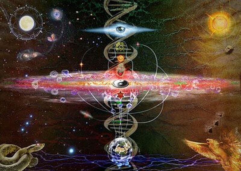 Cosmic DNA Spiral