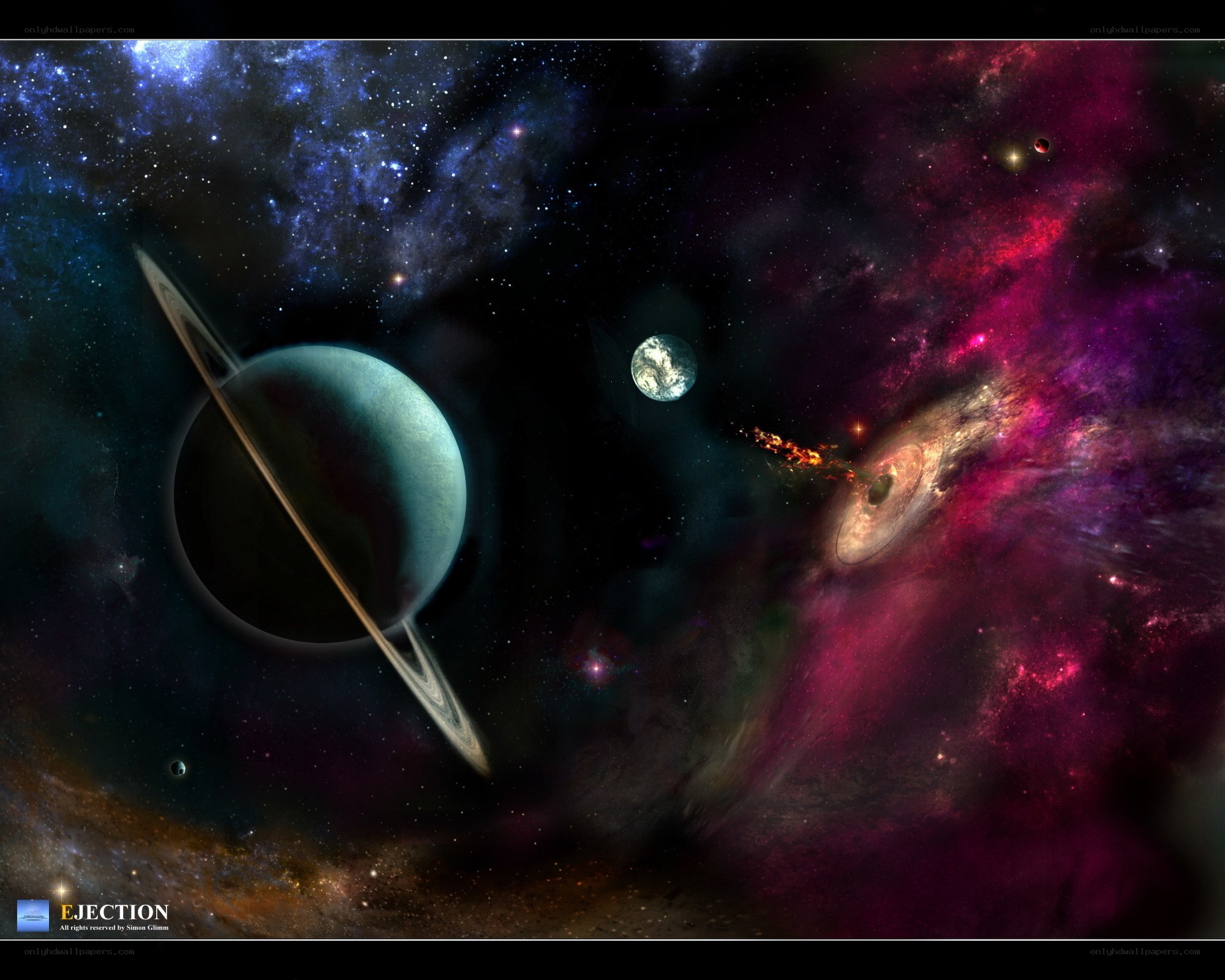Cosmic Ejection Scene