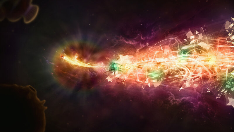 Cosmic energy burst