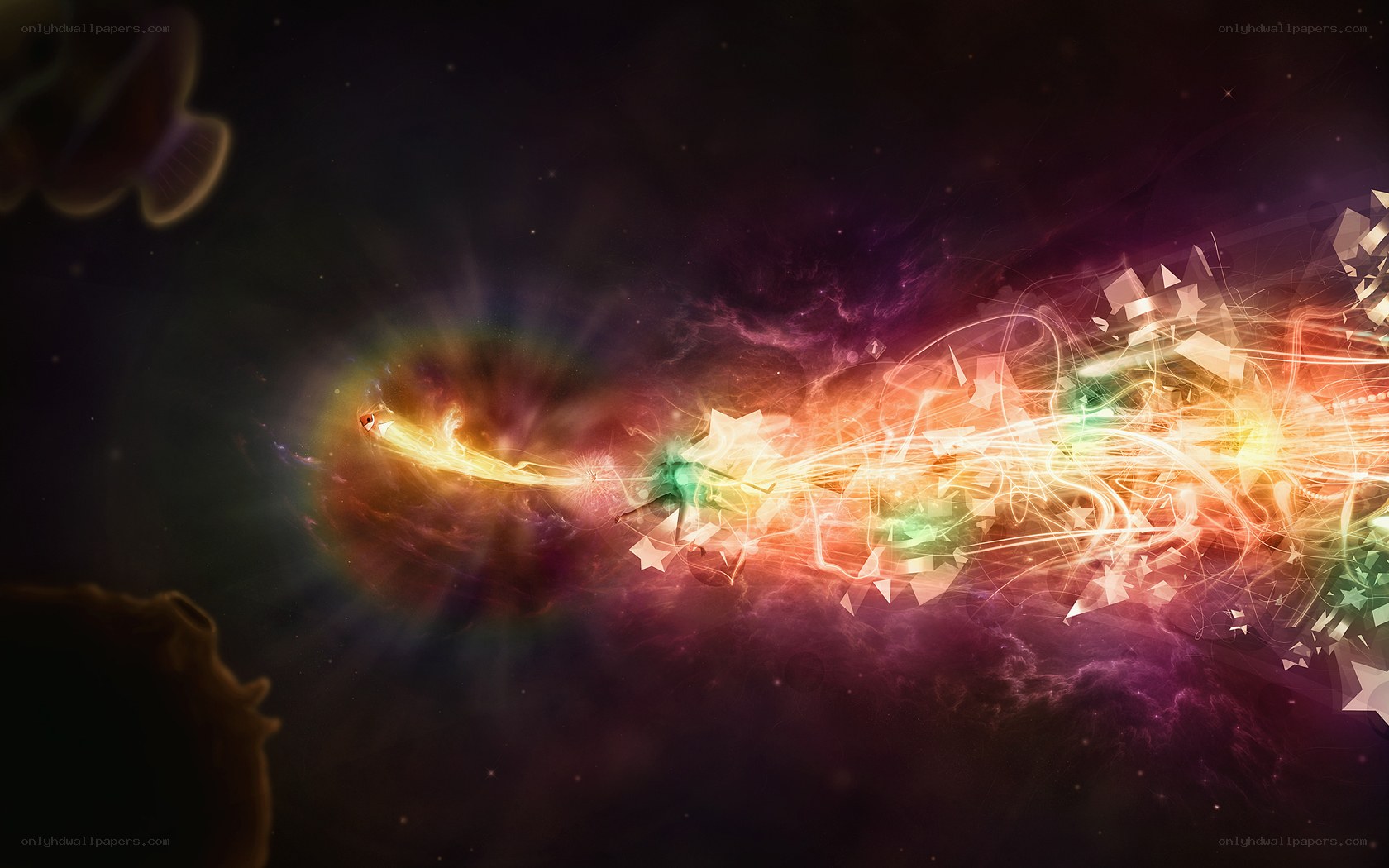 Cosmic energy burst