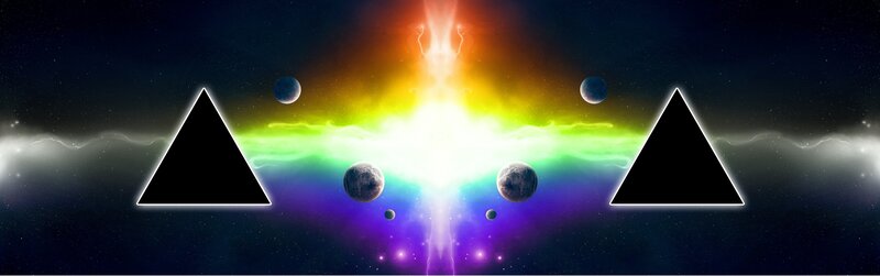 cosmic energy burst with planets