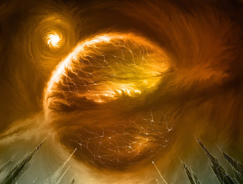 Cosmic energy vortex