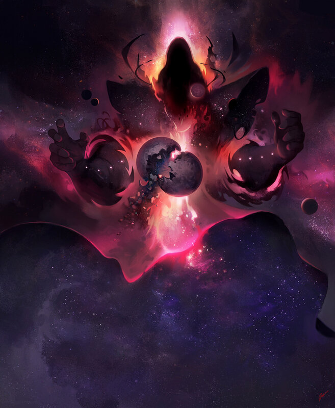 Cosmic Entity in Space