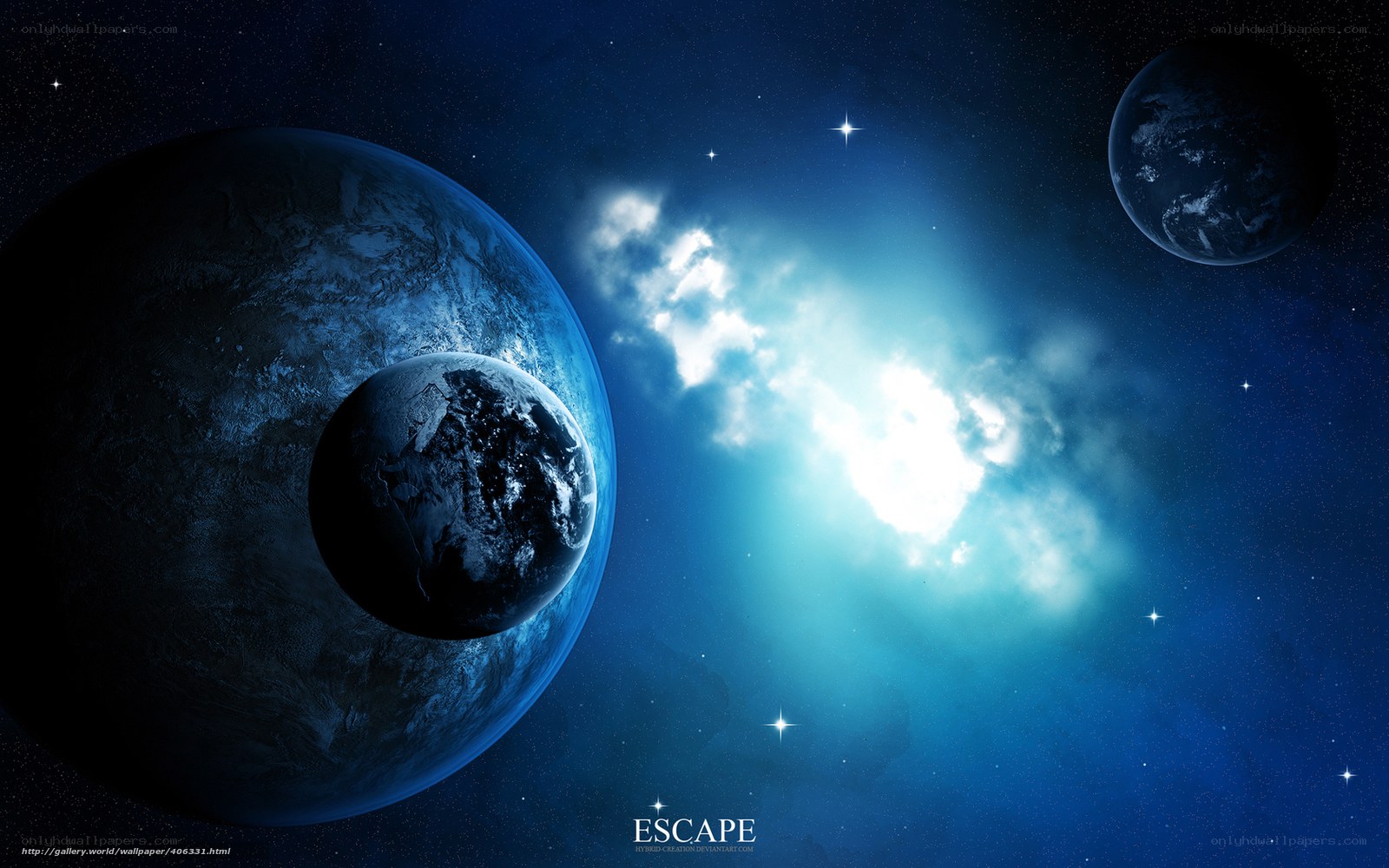 Cosmic Escape Scene