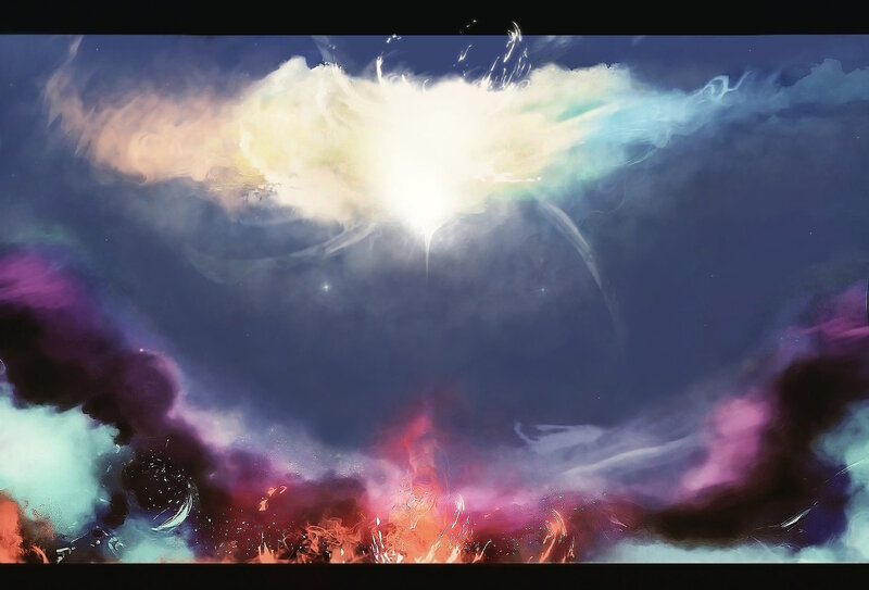 Cosmic Explosion in Sky