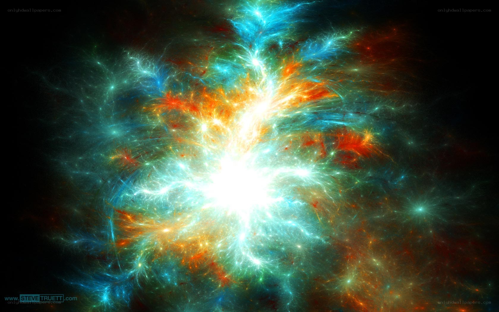 Cosmic explosion nebula
