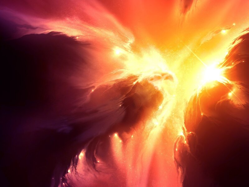 Cosmic Explosion — Orange