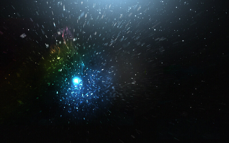 Cosmic explosion with light burst