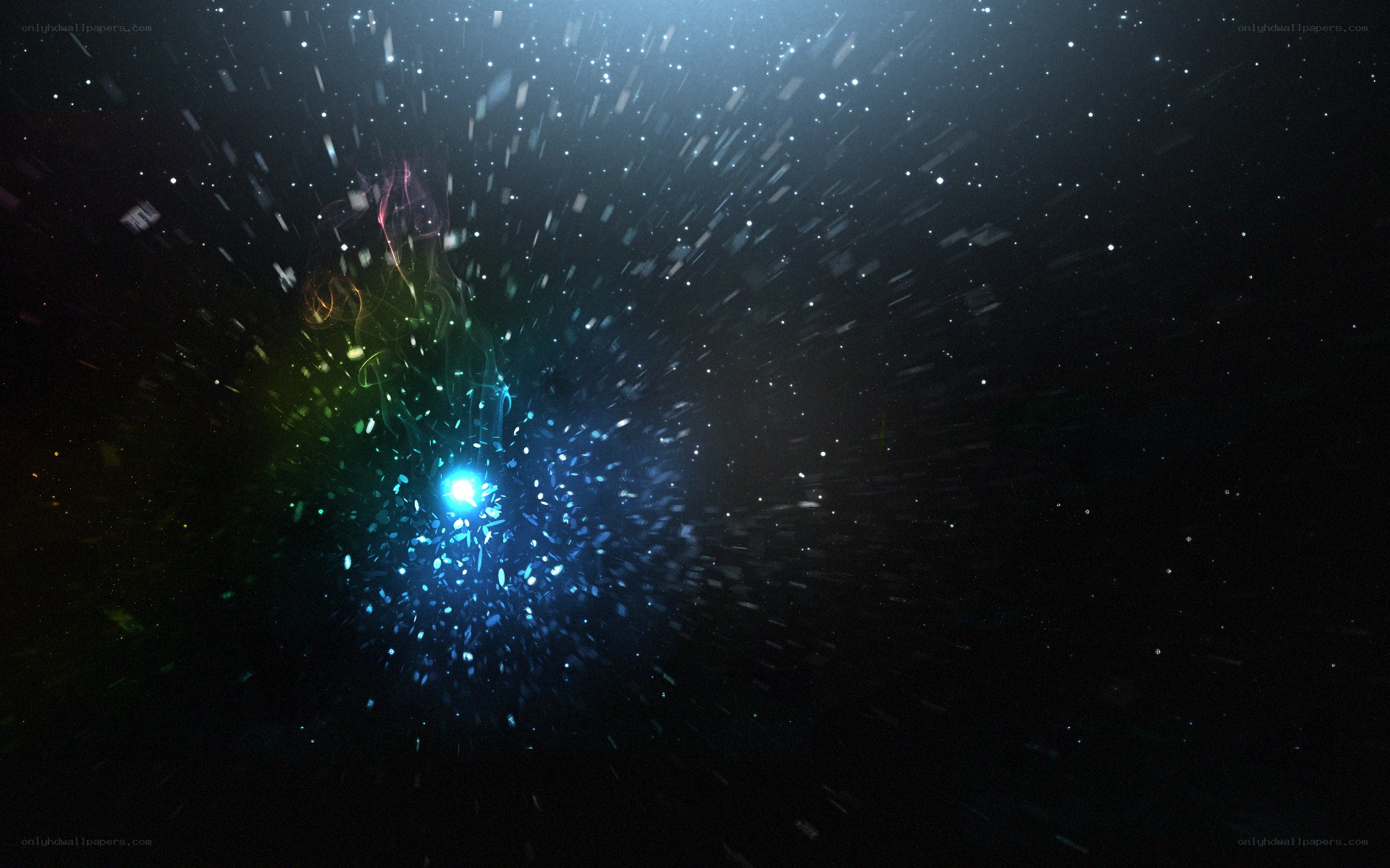 Cosmic explosion with light burst