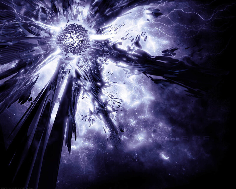 Cosmic explosion with lightning