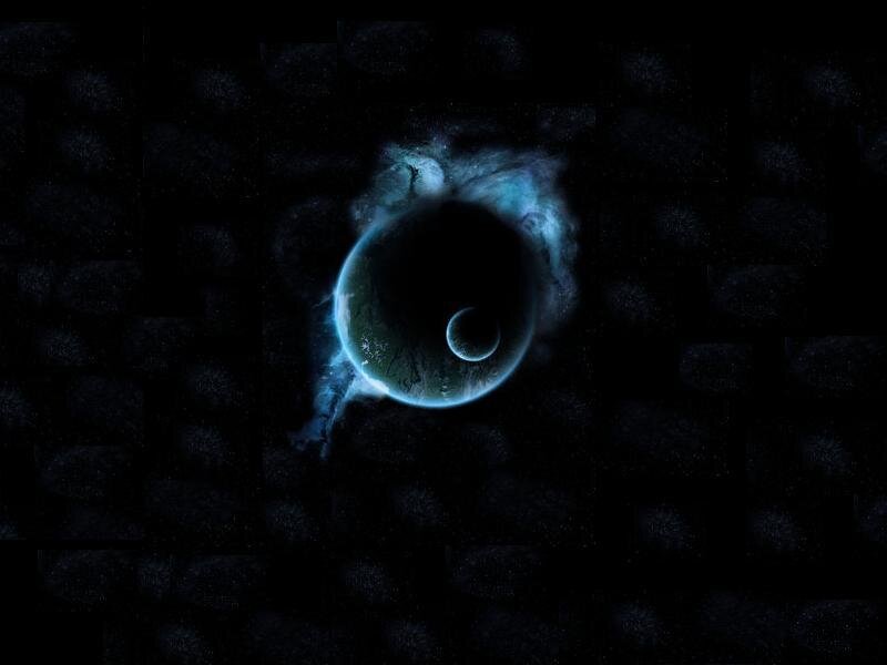cosmic eye in dark space