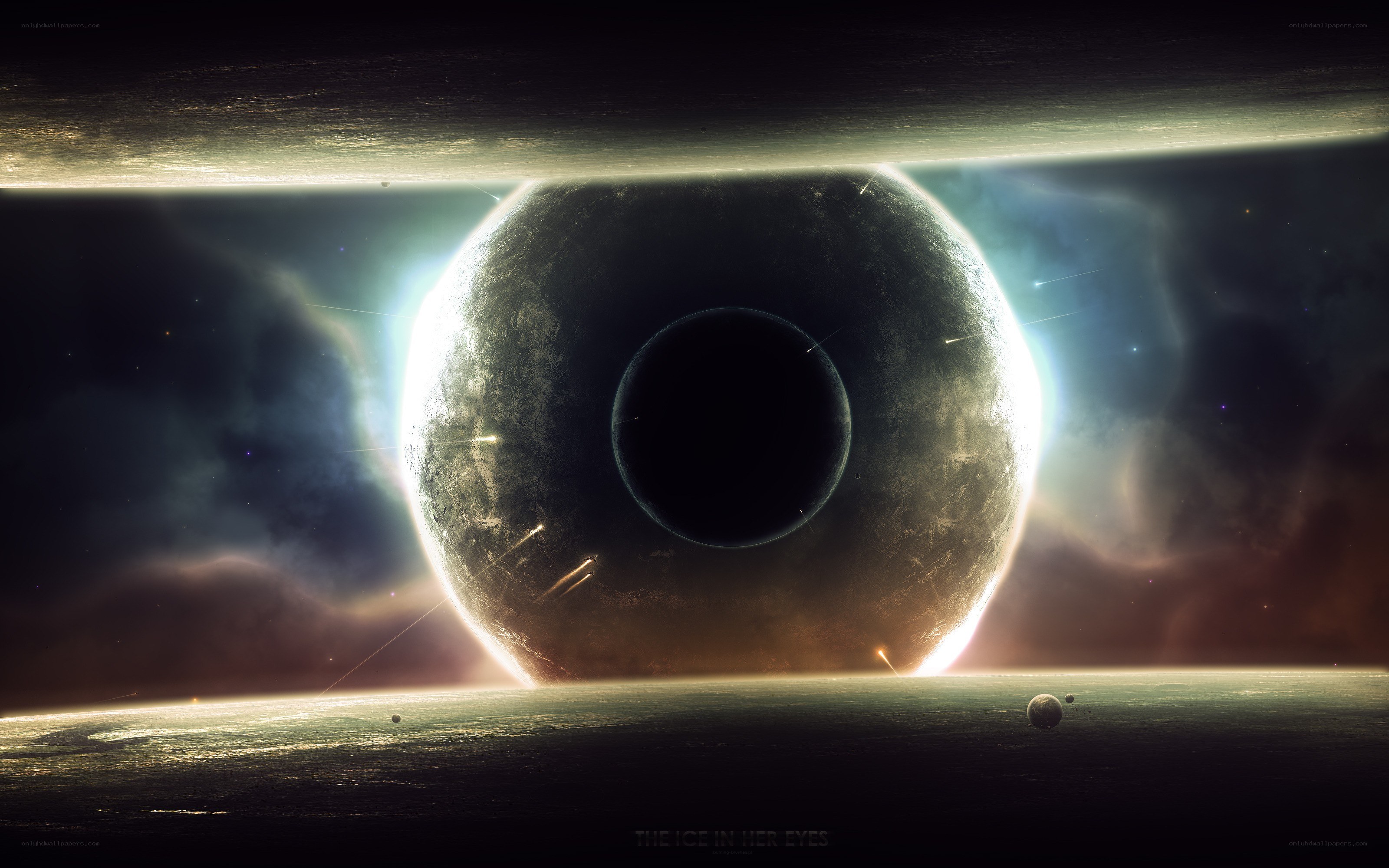 cosmic eye in space