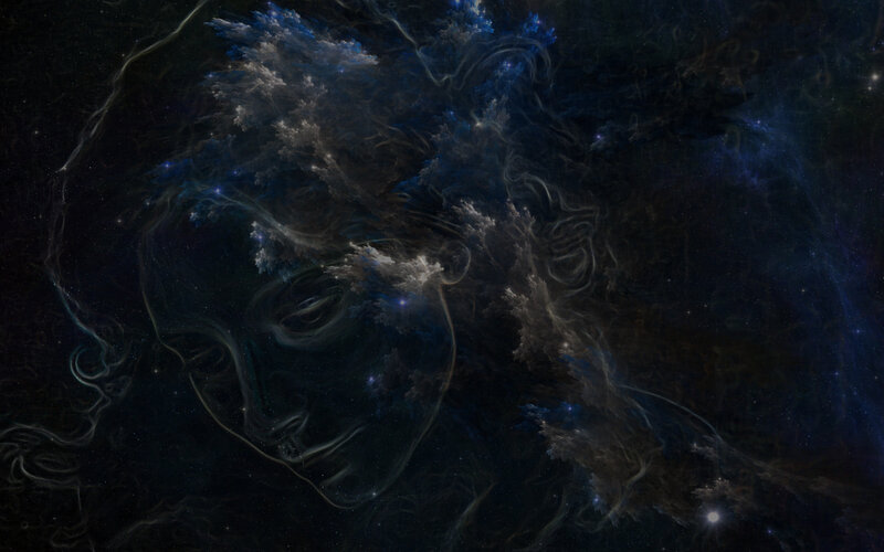 Cosmic face in nebula
