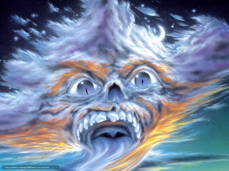 Cosmic face in storm