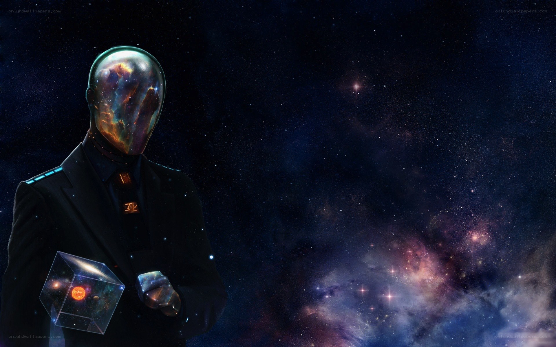 cosmic figure in space