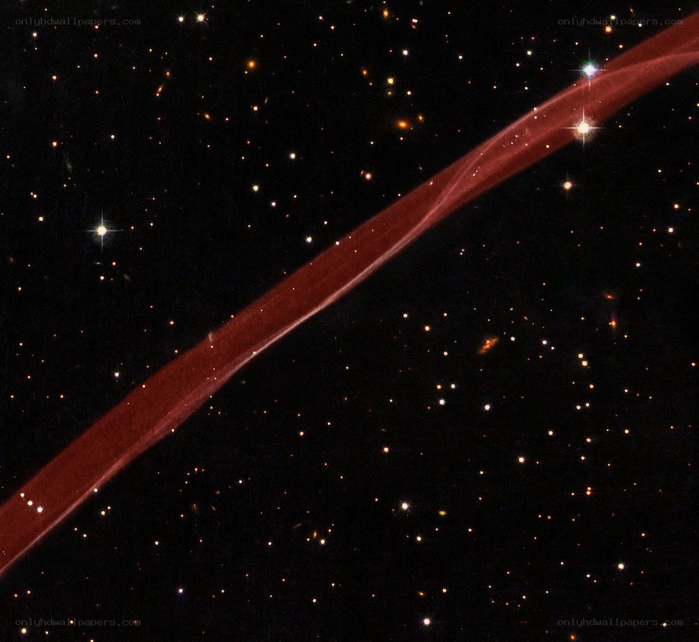 Cosmic filament in deep space