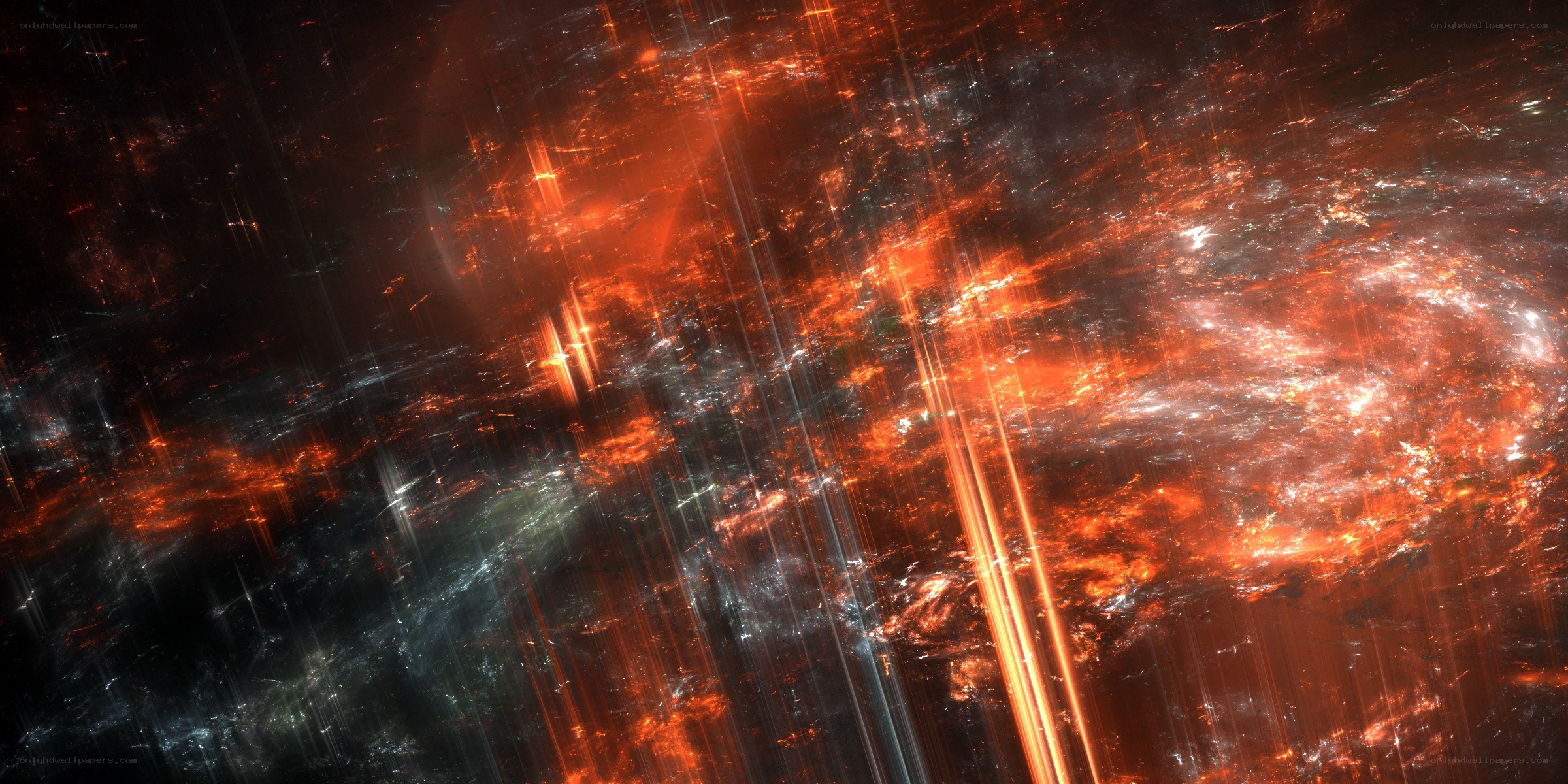 Cosmic fire storm