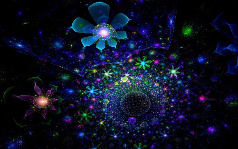Cosmic flower fractal