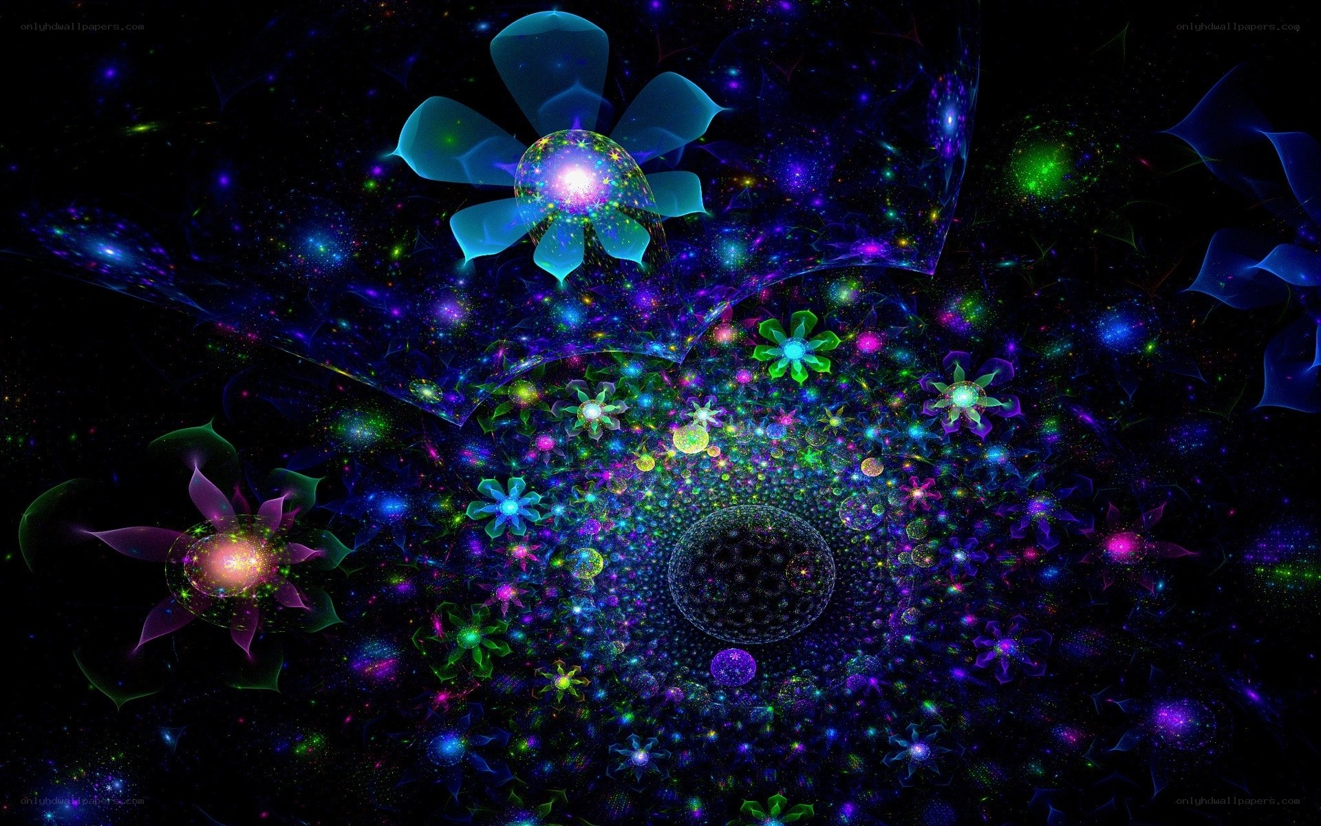 Cosmic flower fractal