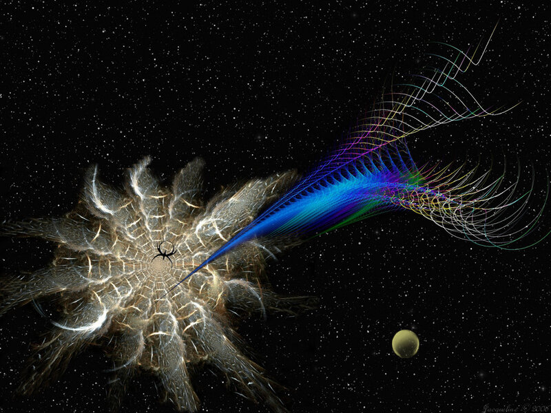 Cosmic fractal explosion