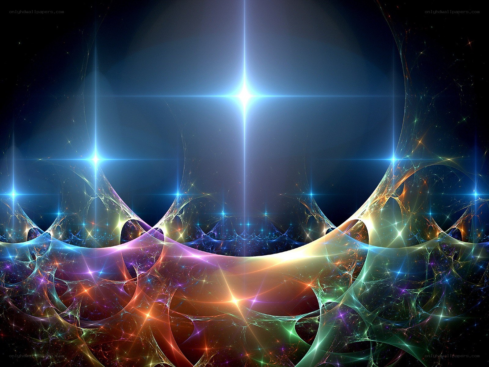 Cosmic fractal light display