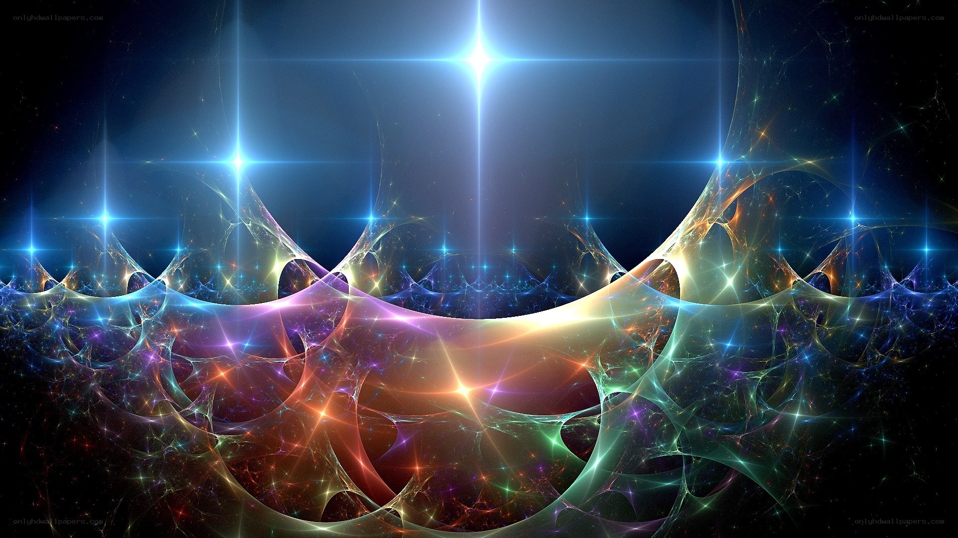 Cosmic fractal light display