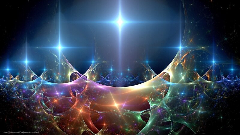 Cosmic Fractal Light Patterns