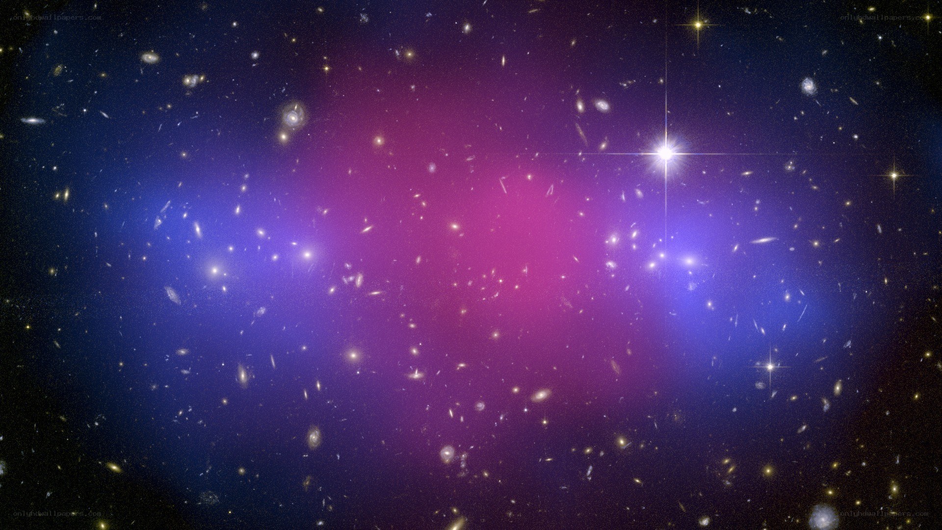 Cosmic galaxy cluster