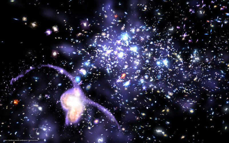Cosmic galaxy cluster