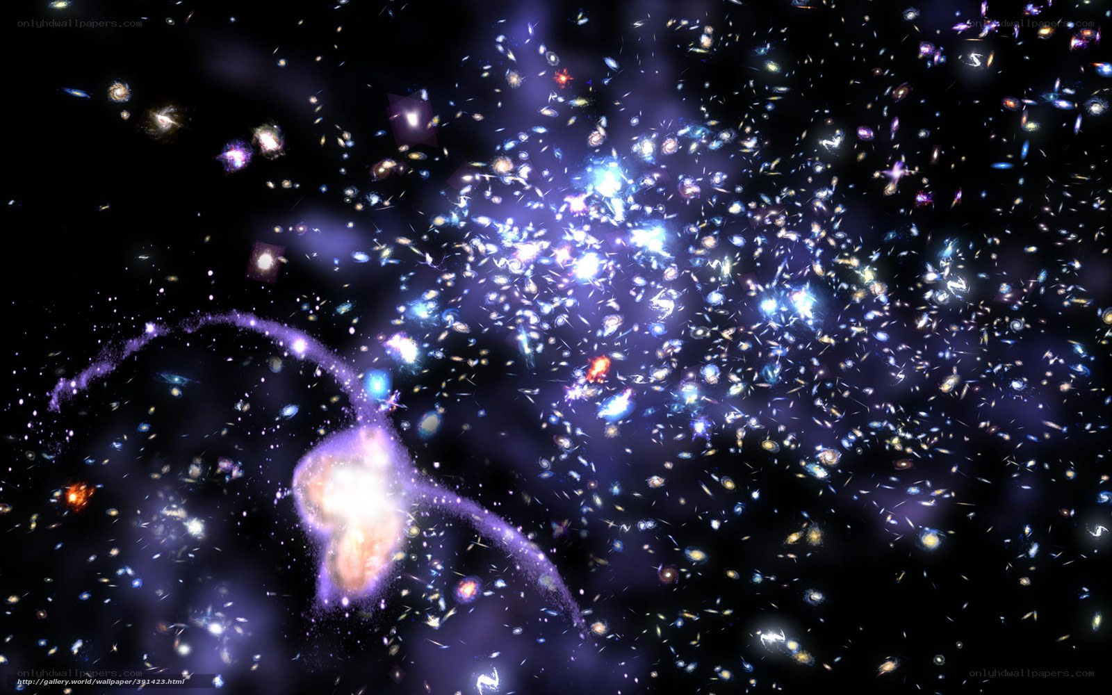 Cosmic galaxy cluster