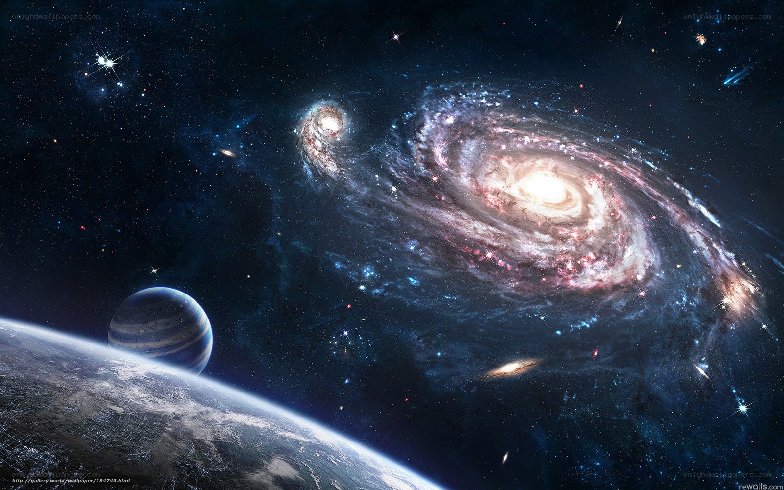 Cosmic galaxy view
