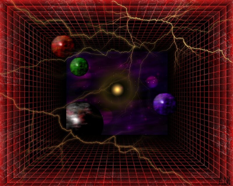 Cosmic grid with lightning