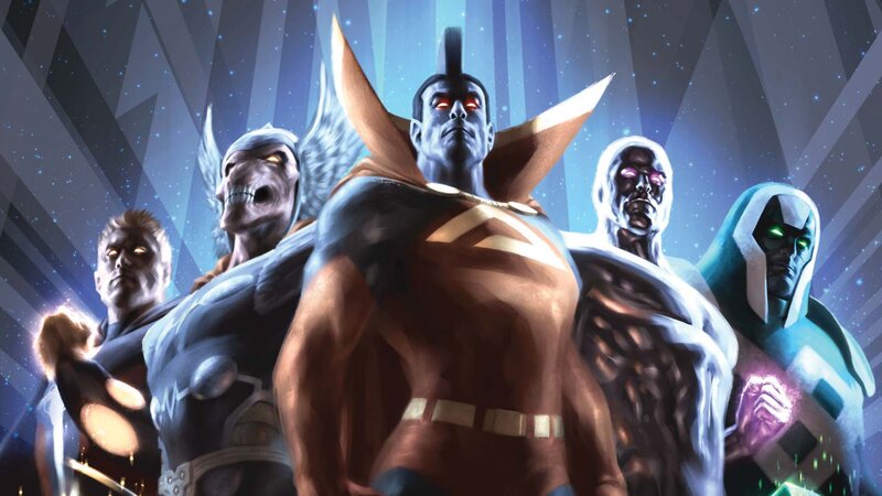 cosmic heroes in formation