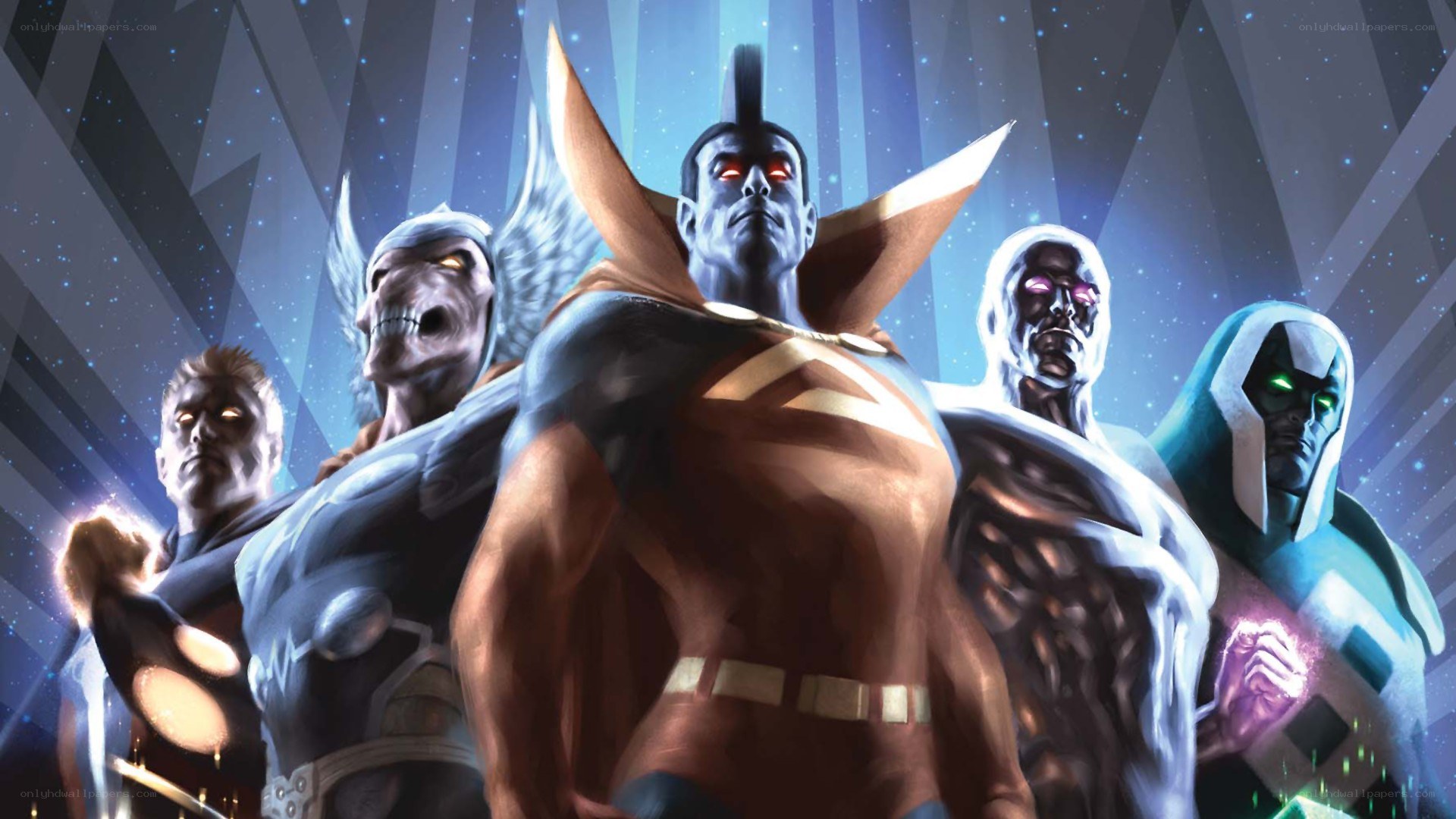 cosmic heroes in formation