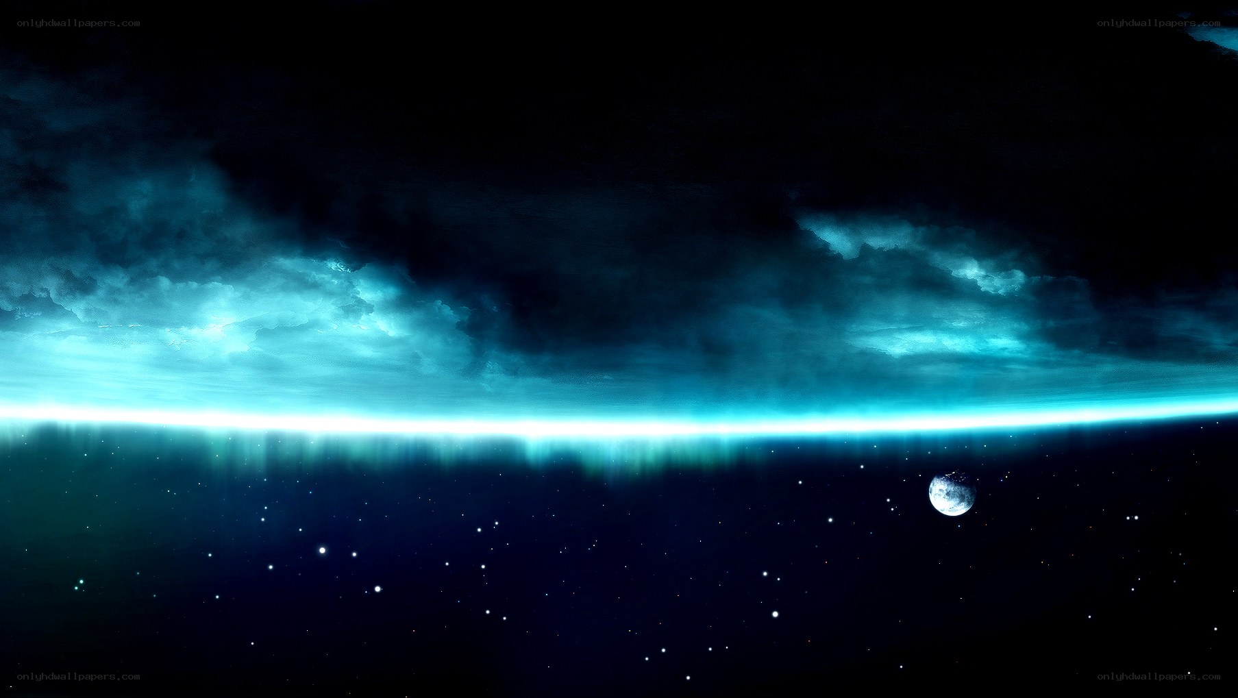 Cosmic horizon with planet