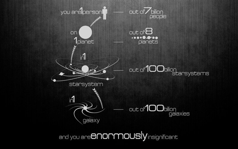 cosmic insignificance