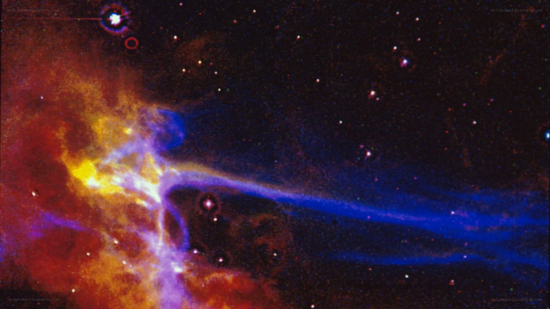 Cosmic jet from a star