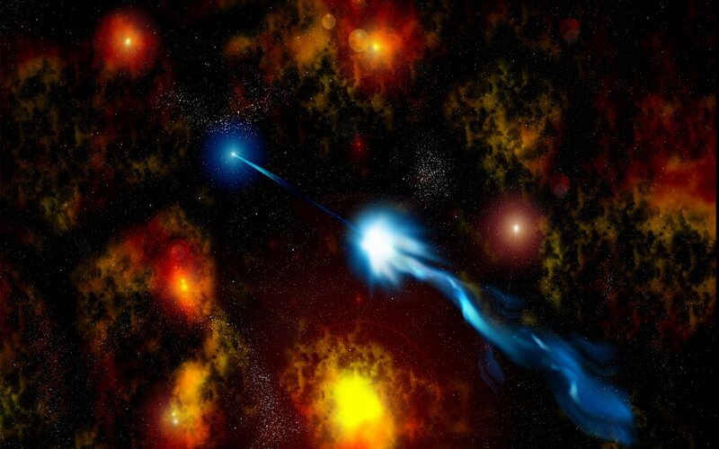 Cosmic jet from a star