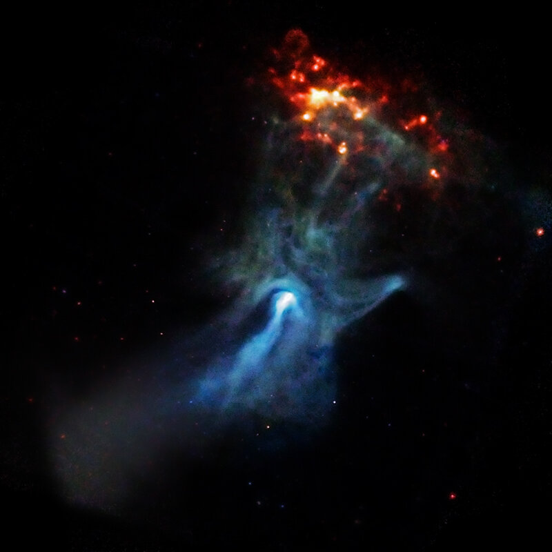 Cosmic jet from a young star
