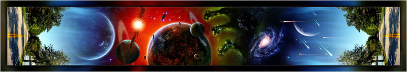 cosmic journey through space
