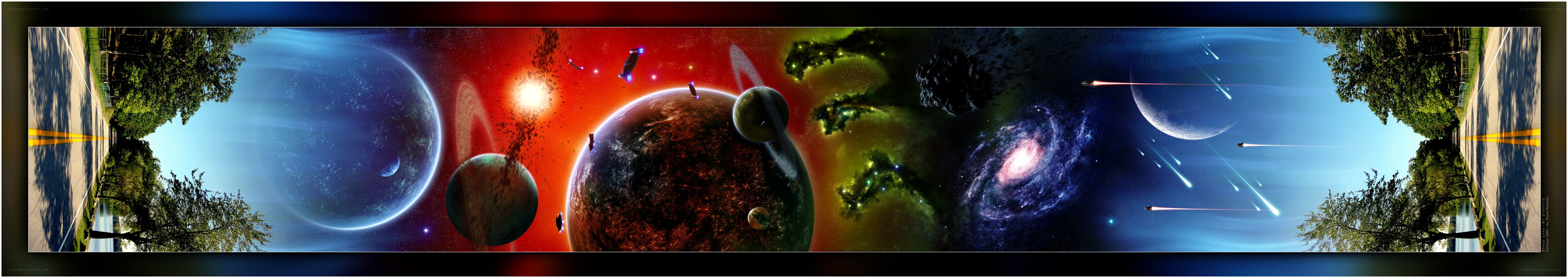 cosmic journey through space